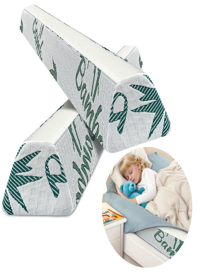LVYSHOW Baby Bed Bumpers for Toddlers, Foam Bed Guard Rail for Kids Bed Twin Full Queen King Size Bed, 2 Pack - Image 1